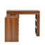  Bureau de coiffeuse avec miroir et lumières, table de maquillage rabattable avec 7 tiroirs, 9 compartiments, 3 tablettes, meuble-lavabo à DEL réglable-1506042316