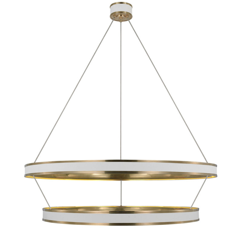 Connery 9 - Light Solid Brass LED Chandelier by Chapman & Myers
