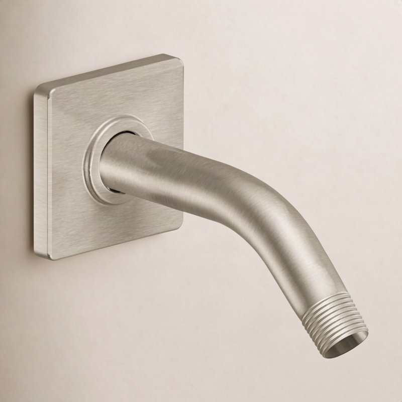 90 Degree Shower Arm, Brushed Nickel