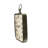 Rectangle Metal Hanging Wall Clock with Wood Handle