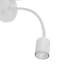 Vangilder 2-Light Dimmable White Armed Sconce