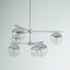 Lustre unique à niveaux 6 lumières Yearby-101962737-101962736
