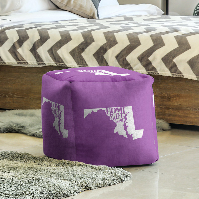 Repose-pieds à cubes maryland the home, Violet