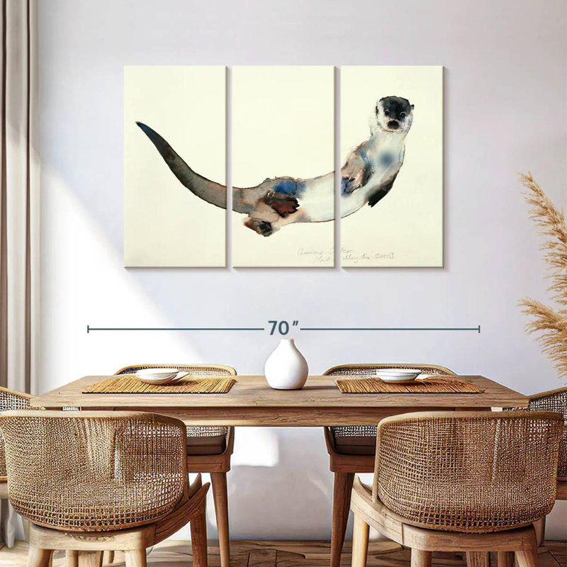 Brampt Curious Otter, 36" H x 57" W