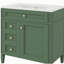 Meuble-lavabo de salle de bain 30 po avec lavabo supérieur, meuble-lavabo moderne avec 2 tiroirs et tiroir basculant, meuble-lavabo simple-573529573