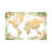 Floral Bohemian Detailed World Map Blythe by Blursbyai - Gallery-Wrapped Canvas Giclée on Canvas-614656956-614656899