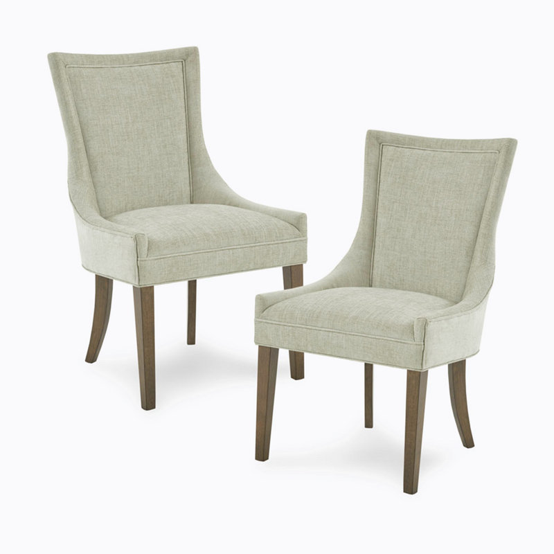 Chaise parsons en polyester Sika, Vert clair