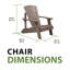 Chaise Adirondack en résine / plastique-39722093