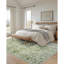 Tapis lavable à profil bas avec envers antidérapant et bordure durable, tapis rétro pour le salon, la chambre à coucher
