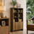 59.3" Tall Bookshelf With Storage Cabinet-797745377