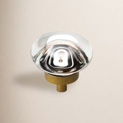 Crystal Mushroom Cabinet Knob