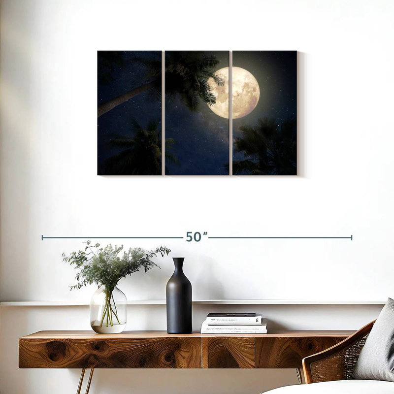 Oberle Tropical Moonlight, 20" H x 33" W