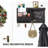 Solid Wood Wall Organizer with Key Hooks