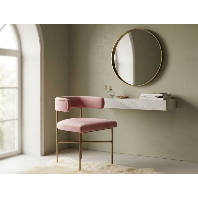 Chaise de salle à manger Deborah, Rose