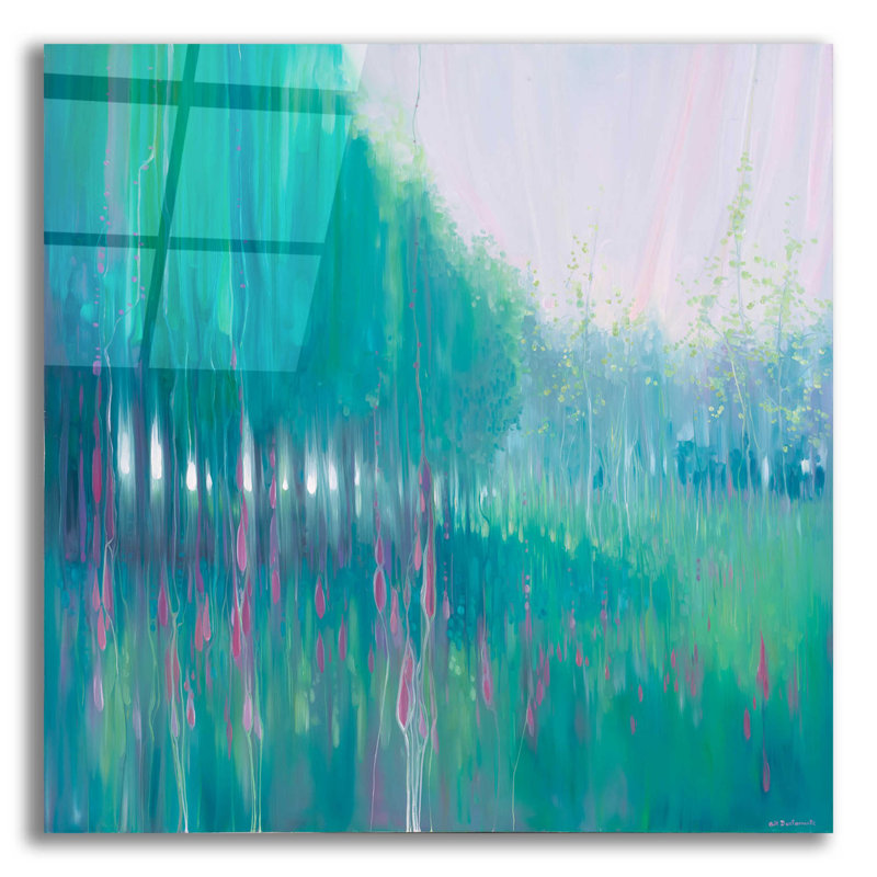 Sur impression plastique / acrylique, H 12 po x l 12 po x P 0,13 po