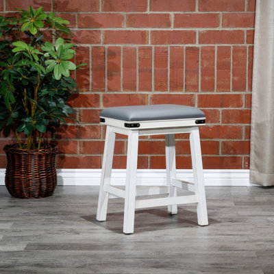Tabouret de selle, finition patinée