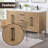 Laurel 59.2" Double Bathroom Vanity Base Only-91927719