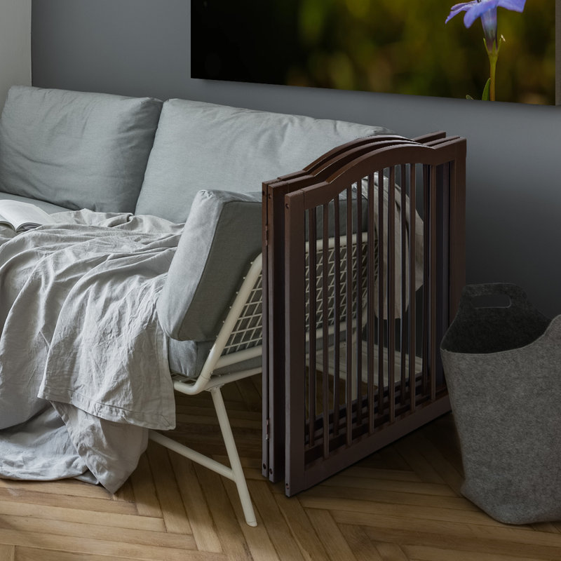 Compton Wood Free Standing Pet Gate