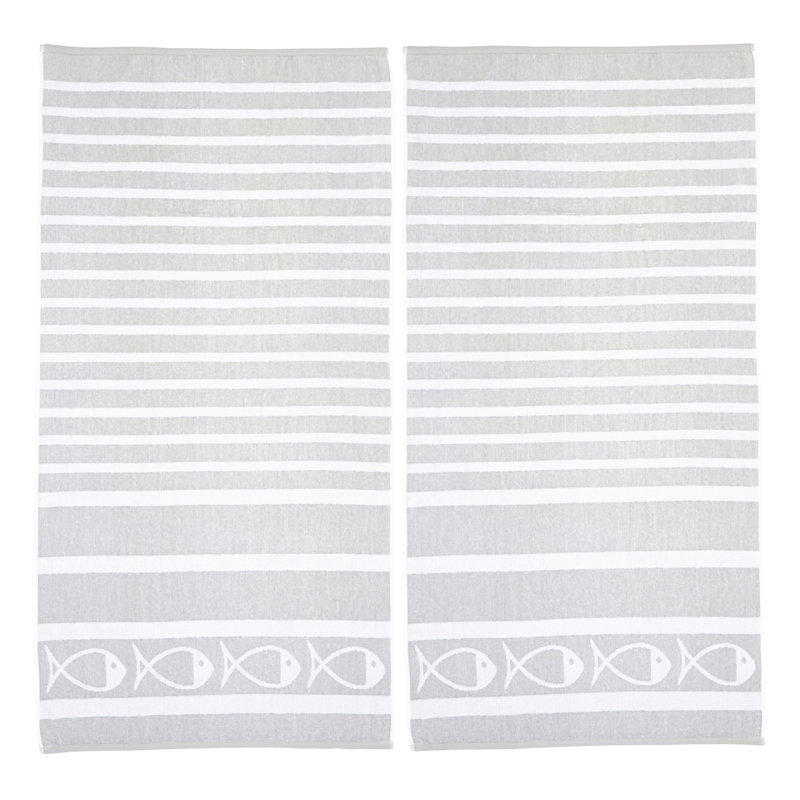 Salette 100% Cotton Midweight Beach Towel