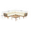 Ensemble de conversation modulaire avec coussins imperméables - Ensemble de canapés d'extérieur de qualité supérieure (coussins)-1827093782
