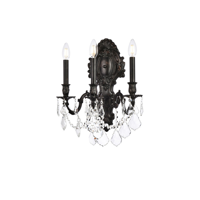 Cristal taillé royal monarque Mardochée, 3, H 18 po x l 14 po x P 14 po, Bronze foncé