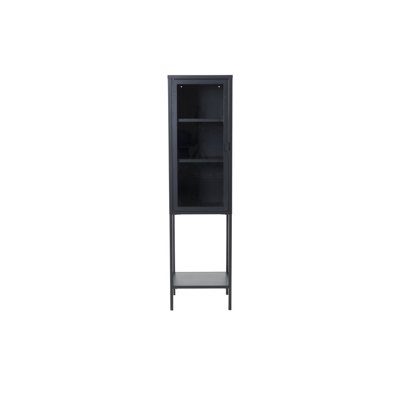 Dirit 150cm H x 40.5cm W Standard Bookcase, Black