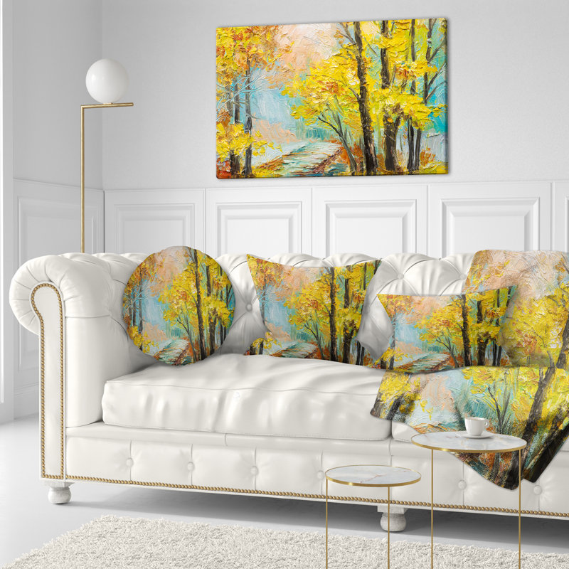 Landscape Throw Pillow