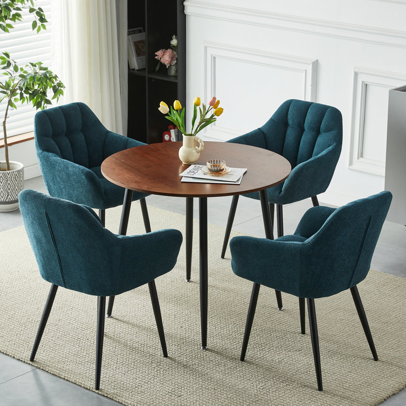 4 -Person Dining Set, Teal