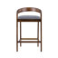 Tabouret de comptoir rembourré 27,36 po Piera-883441038