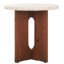 Table d'appoint Malachi Travertine-388039480