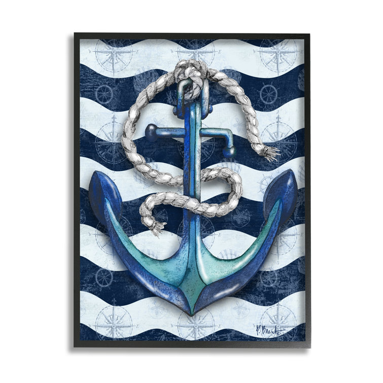 Nautical Anchor and Rope Picture Frame – Chesapeake Bay Goods