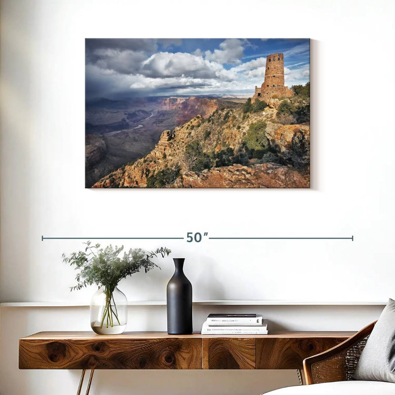 Vue du canyon 7 sur toile, H 24 po x l 36 po x P 1,25 po