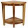 EcoDecors, Snazzy Corner, Teak Shower Stool, Teak Shower Bench, Teak Bench Shower, Teak Corner Shower Bench, Teak Shower Bench for Inside Shower, Extended Height Teak Bench, 23" Height