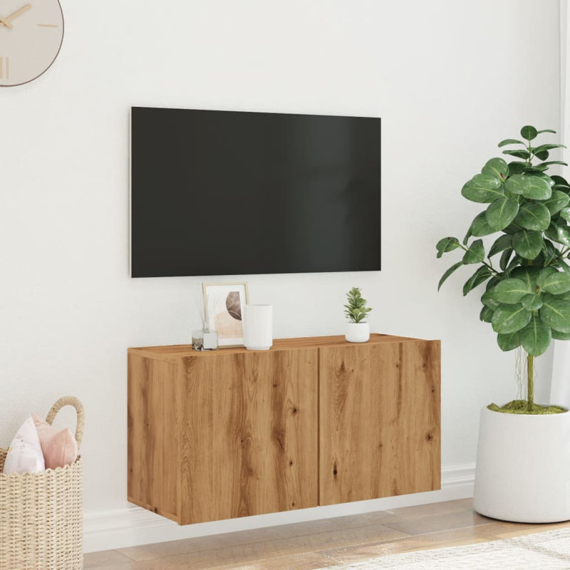 Dyani Unfinished TV Stand, 80cm, Artisian Oak