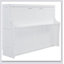 Lit escamotable double avec élévateur hydraulique et bureau-951031334