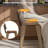Upholstered Seat Counter Stools with Metal Frame-658580182-658580177