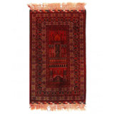 Mohanathas Oriental Area Rug in Red