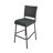 29" Outdoors PE Rattan Armless Barstools, Set Of 2, Grey-392568858
