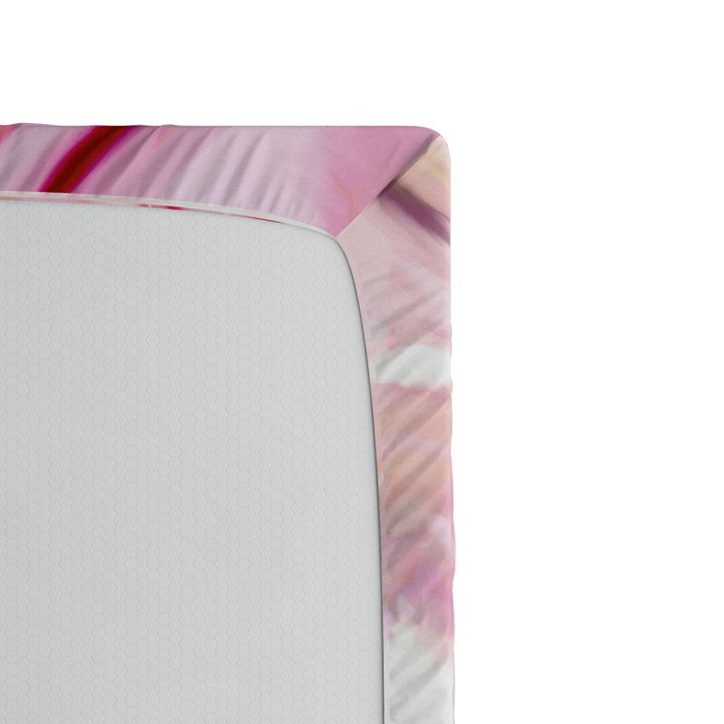 Microfiber Abstract Fitted Sheet, Queen Fitted Sheet