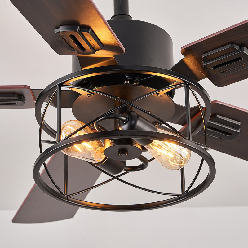 Aarshiya 52'' Ceiling Fan with LED Lights