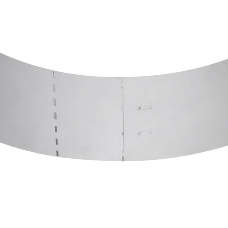 Brand 19.9898cm H x 99.9998cm W Silver Metal Lawn Edging