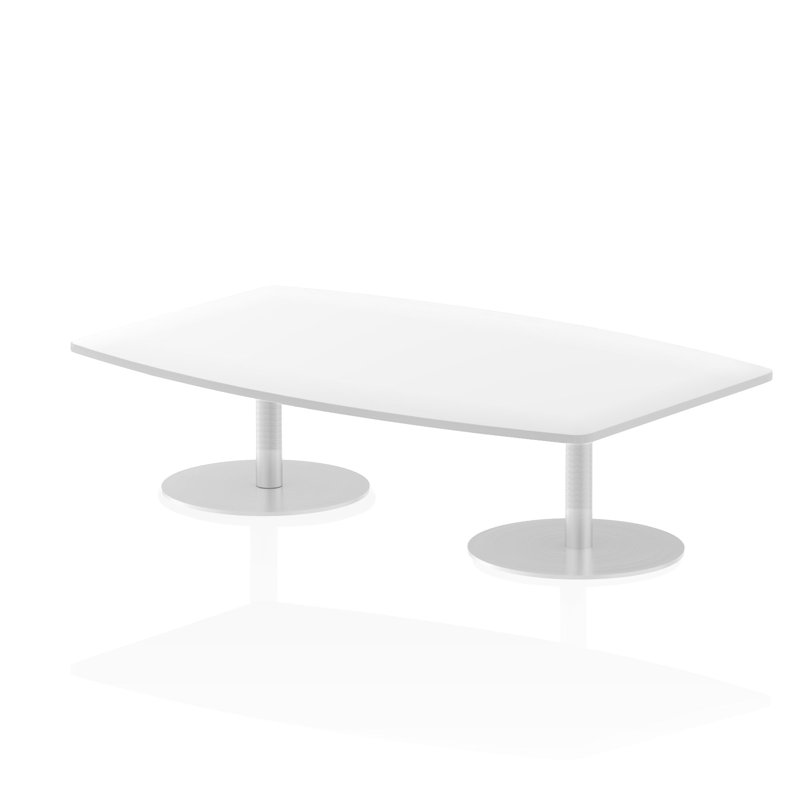 Levolia Rectangle Conference Table, 47.5cm H x 180cm W x 120cm D, White