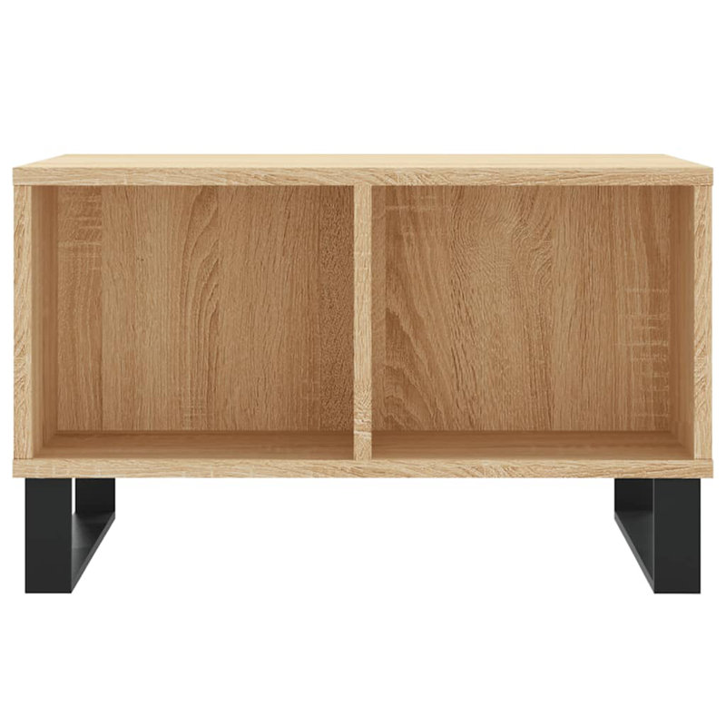 Mitra Sled Coffee Table with Storage, Sonoma Oak