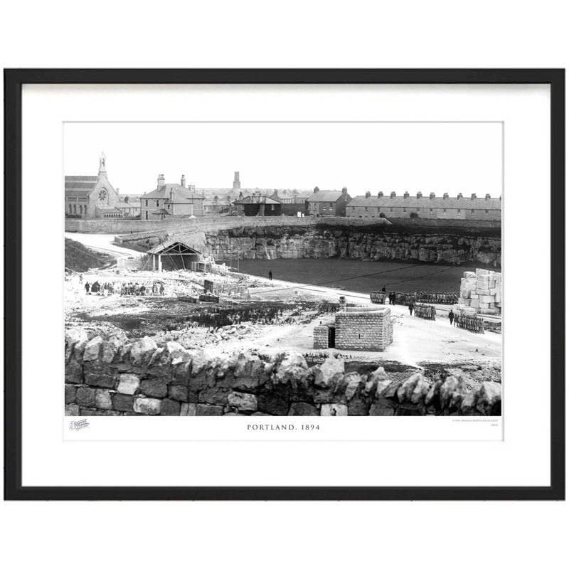 Portland, 1894 by Francis Frith - Single Picture Frame Print, 60cm H x 80cm W x 2.3cm D