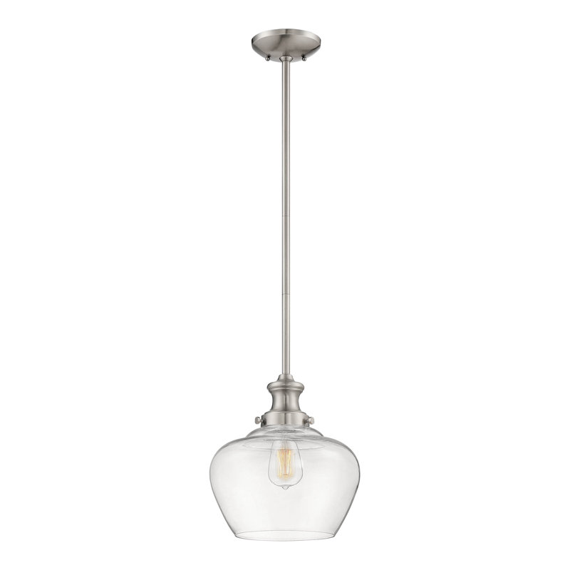 Witten 1 - Light Single Pendant, Brushed Nickel