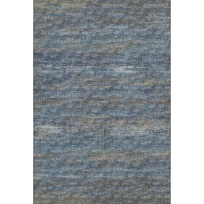 Premium Machine Washable Mayfield Blue Rug