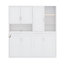 Lit escamotable avec armoire supérieure, tablettes-763922158