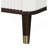 Carena White & Walnut Finish Night Stand w/USB