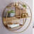 Vanscoy 5 Piece Circle Floating Shelf