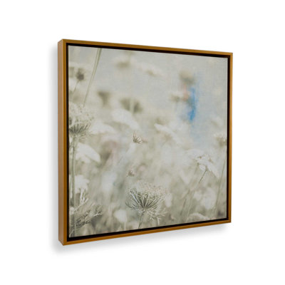 Pastel Wildflower Whispers I Canvas Print
